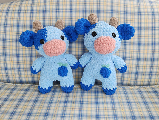 Blueberry Cow Plushie